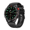 Bearscome Blood sugar Blood pressure Blood oxygen monitoring Bluetooth compass Smart Watch - Black