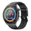 Bearscome Pro 10 High-end Flagship Smartwatch ECG blood glucose Uric acid cholesterol Stress monitoring - Black leather