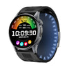 Bearscome Max 6 High-end Flagship Air Pump Blood Pressure ECG Blood Sugar Blood Oxygen Monitoring SmartWatch - Black