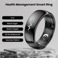 Bearscome R06 Blood Glucose ECG/EKG Blood Pressure Monitoring AI Health Analysis Smart Ring