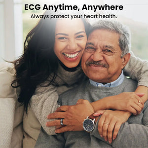 Bearscome R06 Blood Glucose ECG/EKG Blood Pressure Monitoring AI Health Analysis Smart Ring