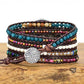 Imperial Stone Bead Hand-Woven strap With Bohemian Style